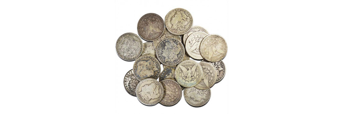 Morgan Dollar - Common Circulated, No Grade, 90% Silver